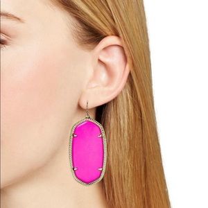Kendra Scott Hot Pink Danielle earrings
